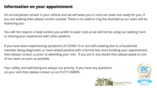Information on your appointment (1)